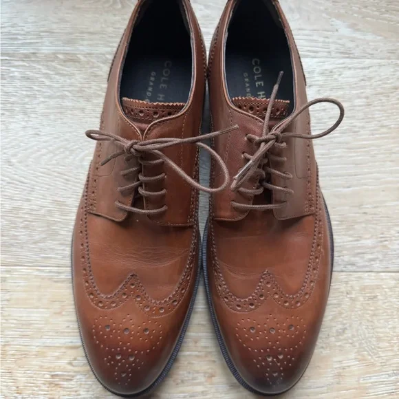 🔥NEW🔥Cole Haan GrandBrogue Wingtip Oxford Shoes sz9 Price Firm !